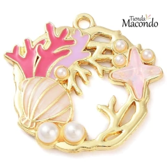 DIJE CARIBE XL ROSA (1 UNIDAD)
