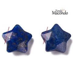 ESTRELLA PIEDRA LAPISLAZULI NATURAL PASANTE (1 UNIDAD)