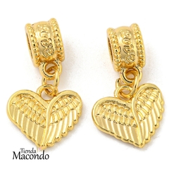 COLGANTE CORAZON ALAS ESTILO PANDOR D