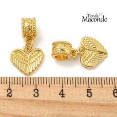 COLGANTE CORAZON ALAS ESTILO PANDOR D - comprar online