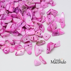 PEPITAS ESCALLAS NACAR MAGENTA (10 grs)