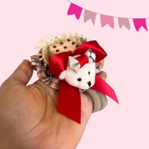 chapéu baby urso burberry