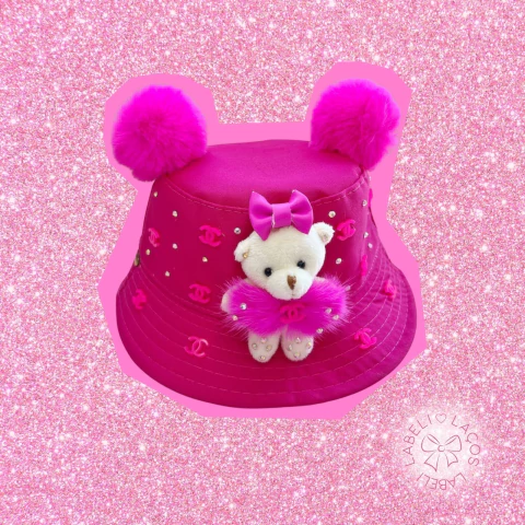 Bucket pink urso
