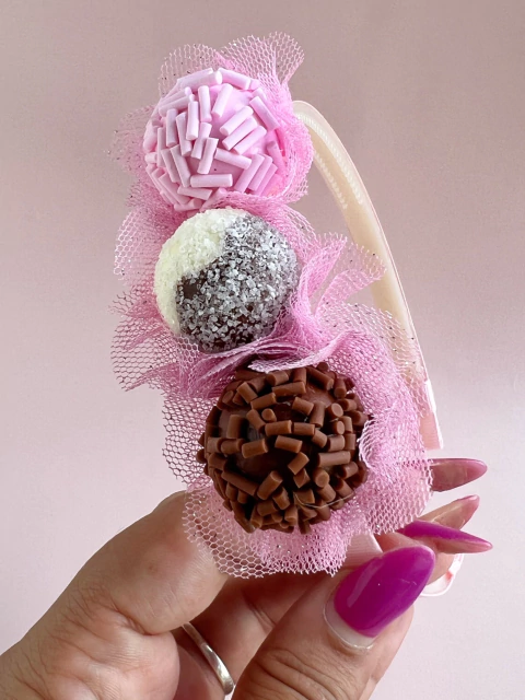 tiara docinhos de pascoa