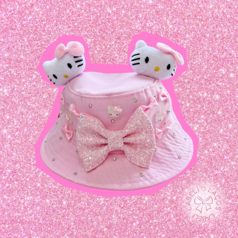 Bucket rosa HELLO