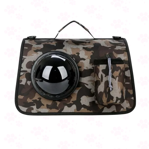 Bolso rígido con cúpula transparente intercambiable