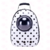 Mochila estampada de pelotitas con burbuja transparente