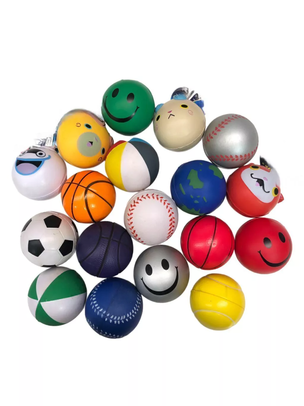 PELOTA ANTIESTRES ANIMALS 6X6CM