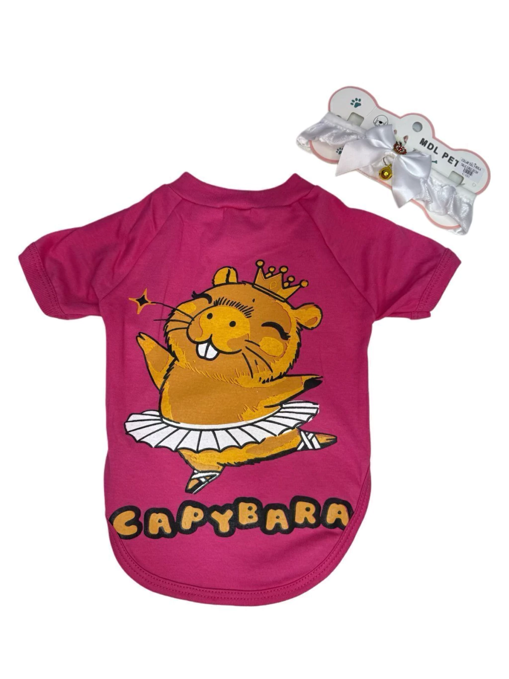 REMERA ANIMACION CAPIBARA BAILARINA