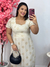 Vestido Bordado Nude na internet