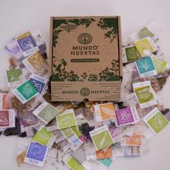Kit con colección de semillas para todo el año - 50 sobres surtidos + Enraizante en internet