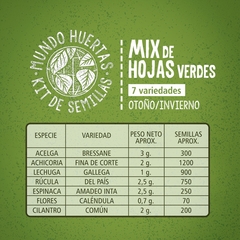 Combo Otoño con Bandejas: 16 variedades de semillas + 2 bandejas de germinación en internet