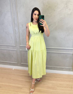 VESTIDO MID LASTEX HELENA