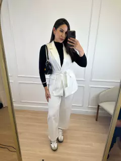 CONJUNTO CALÇA/COLETE FAIXA AMANDA