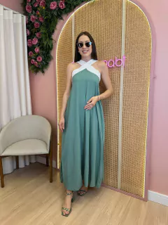 VESTIDO LONGO ALÇA AGATHA