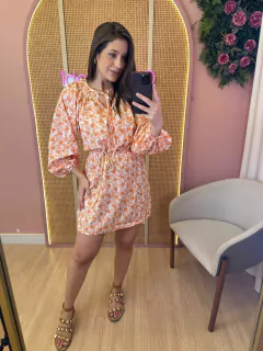 VESTIDO CURTO MANGA LONGA ISIS