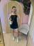 CONJUNTO SHORT SAIA CROPPED BOTÃO LAÍS