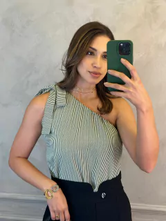 CROPPED MANGA ÚNICA CLARA