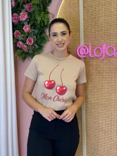 TSHIRT CEREJA SAMARA