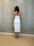 VESTIDO MID STRAPLESS ALINE na internet