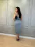 VESTIDO MID STRAPLESS ALINE - loja online