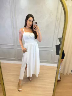 VESTIDO LONGO ALÇA MANUELA