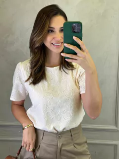 BLUSA DETALHE RENDA MARIA