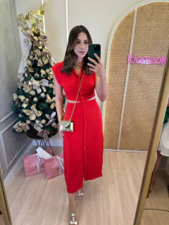 VESTIDO LONGO RECORTE MAYUMI