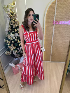 VESTIDO LONGO ALÇA AMARRAÇÃO HADASSAH