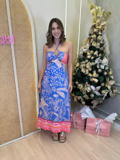 VESTIDO LONGO RECORTE MILA