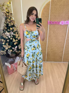 VESTIDO LONGO ESTAMPADO MARIANA