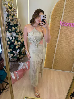 VESTIDO LONGO FLOR