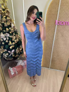 VESTIDO LONGO BABADO IRIS - comprar online