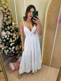 VESTIDO LONGO DECOTE THALYA