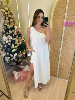 CONJUNTO SHORT/BLUSA MANGA ÚNICA MARCIA