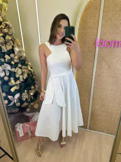 VESTIDO LONGO FAIXA ELOYSA