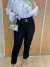 CALÇA BASIC COM CINTO MIYA na internet