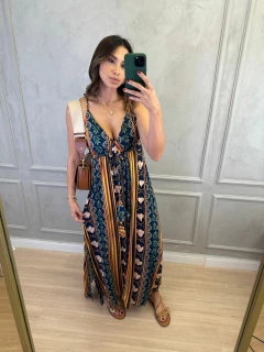 VESTIDO LONGO COSTA NUA AMARRAÇÃO LUANA