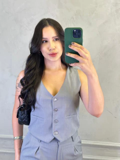 CONJUNTO CALÇA/COLETE BASIC BIA