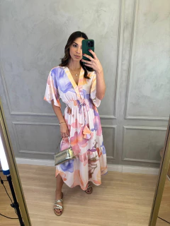 VESTIDO MID LASTEX ANA