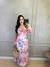 VESTIDO LONGO ARGOLA FLORAL ALICE