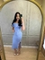 VESTIDO MID FENDA STRAPLESS SELENA - comprar online