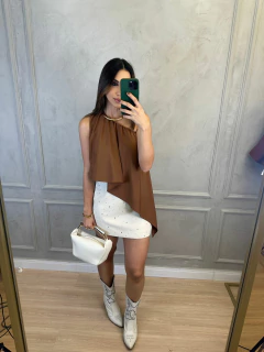 CROPPED MANGA ÚNICA FANNY