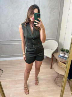 CONJUNTO SHORT/COLETE REGATA AGHATA - comprar online