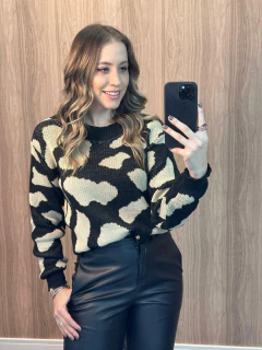 BLUSA TRICOT BICOLOR LUANA