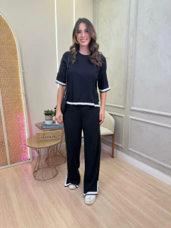 CONJUNTO CALÇA/BLUSA BASIC TRICOT AMANDA