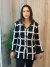 CASACO XADREZ TRICOT