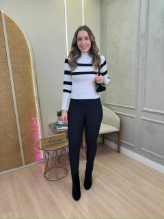 BLUSA LISTRA DUPLA TRICOT ISIS