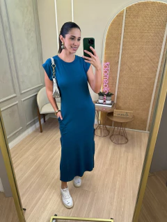 VESTIDO LONGO MALHA HELENA - comprar online