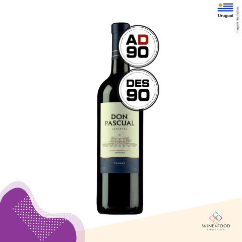Vinho Tinto Don Pascual Bivarietal Tannat Merlot 750ml - comprar online